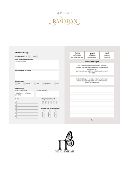Digitaler Ramadan Planer - "Mein Ramadan Planer" (nur digital)