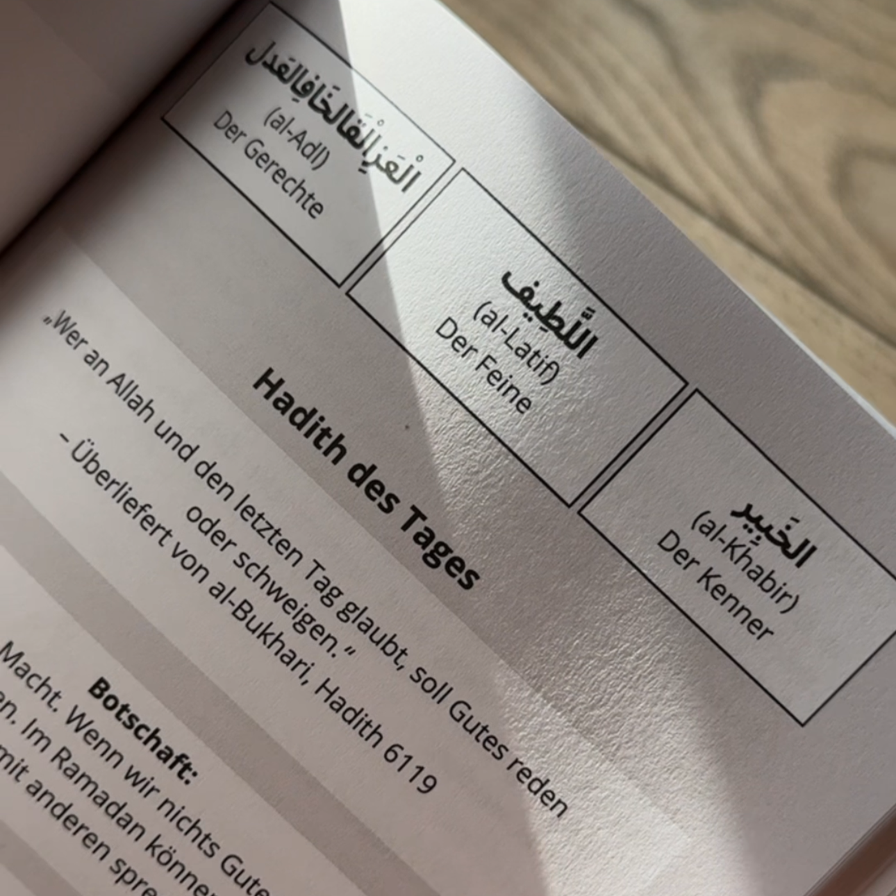 Ramadan Planer 99 Namen Allahs jeden Tag Quran lesen lernen