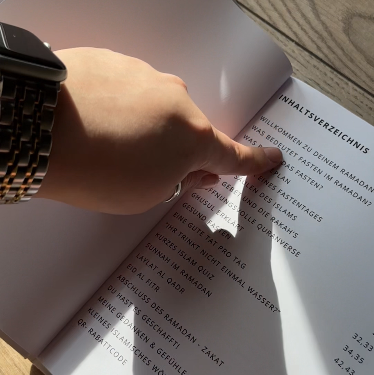 Ramadan Planer Inhaltsverzeichnis, Ghusul, 